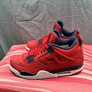 Size 12 Nike Air Jordan 4 Retro FIBA Gym Red White Blue Cl1184-617 Men